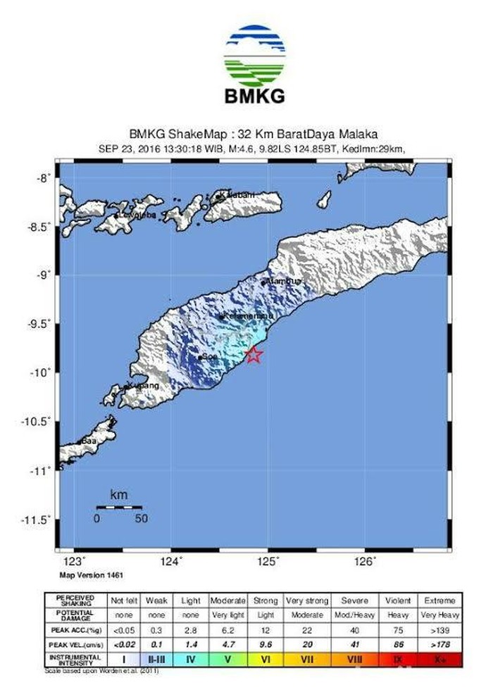 Bumi Bergoyang di Pesisir Selatan Pulau Timor, Warga Berhamburan Keluar Rumah