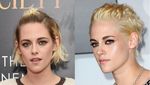 Gaya Kristen Stewart dengan Rambut Blonde dan Crop Top Chainmail