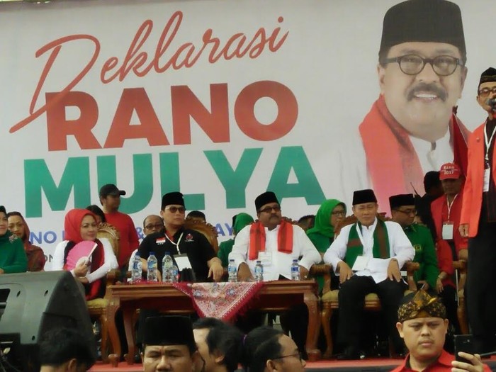 Deklarasi Maju Pilgub, Rano: Kami Tak ingin Banten Dimonopoli Secara Terbatas