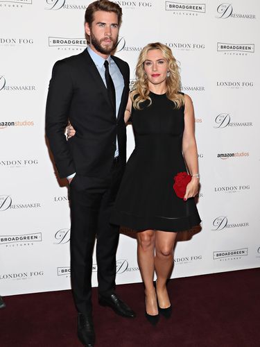Liam Hemsworth & Kate Winslet (Jamie McCarthy/Getty Images)