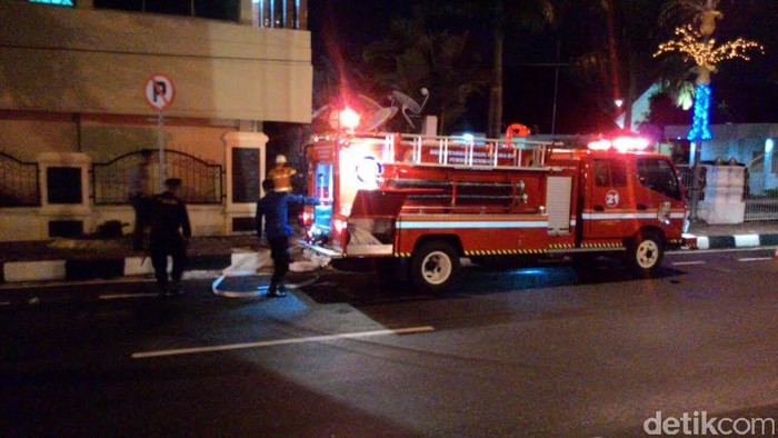 Ruangan Staf Bid Humas Polda Riau Terbakar