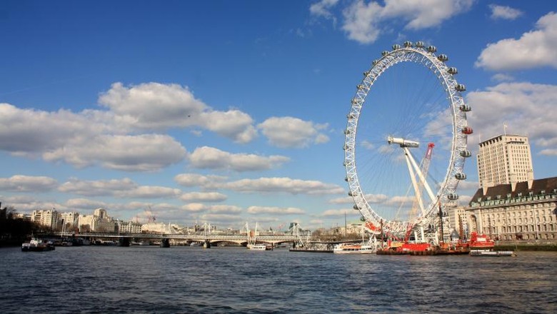 London Eye London Eye, landmark KOta London di Inggris