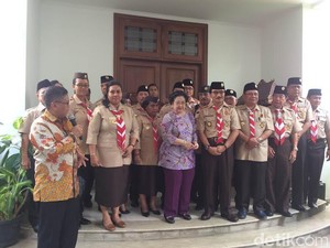 Adhyaksa Dkk Temui Megawati, Minta Dukungan Revisi UU Pramuka