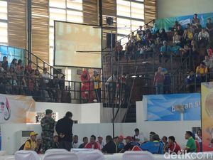 Pengamanan Pertandingan Cabang Gulat Diperketat
