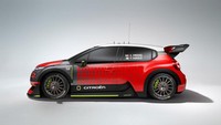 Citroen C3 hadir dengan body kit yang lebar, bumper depan yang lebih rendah dan sayap belakang yang lebih besar. Secara tampilan, mobil balap ini terlihat melebar.