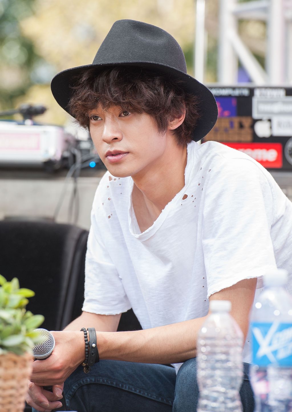 LOS ANGELES, CA - AUGUST 10:  Singer Jung Joon Young attends the Mnet America show Danny From LA (DFLA)  KCON 2014 - Day 2 at the Los Angeles Memorial Sports Arena on August 10, 2014 in Los Angeles, California.  (Photo by Valerie Macon/Getty Images)