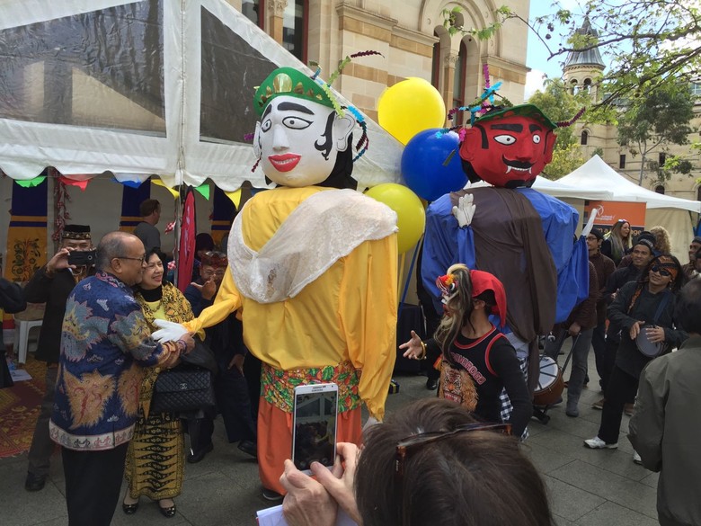  Ondel ondel Betawi hingga Tari Tifa Papua Pukau Warga Adelaide