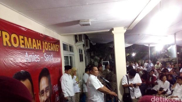 Deklarasi Rumah Joeang Anies-Sandi (Foto: Jabbar Ramdhani/detikcom)