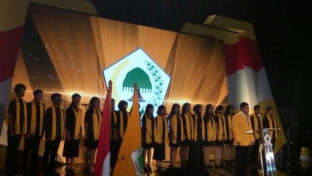  Pertemuan nasional kader Golkar di Hotel Sultan, Jakarta, Senin (26/9/2016). Foto: Wisnu Prasetyo-detikcom