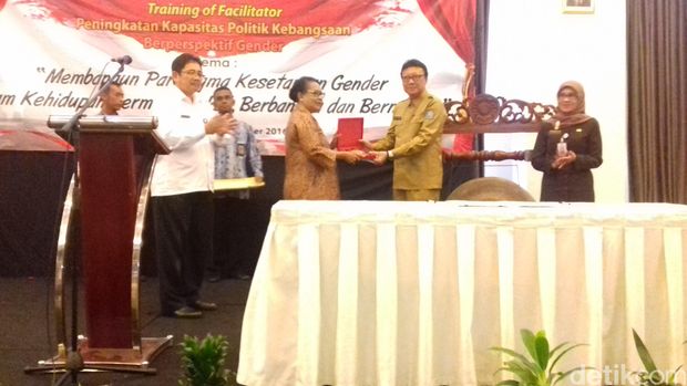 Menteri PPPA dan Mendagri teken MoU/ Niken detikcom