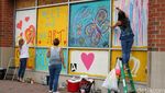 Seniman di Charlotte Suarakan Pesan Damai Lewat Mural