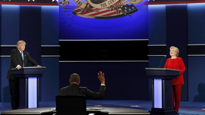 Debat Capres AS, Trump Sebut Hillary Tak Punya Stamina Menjadi Presiden Debat Capres AS, Trump Sebut Hillary Tak Punya Stamina Menjadi Presiden