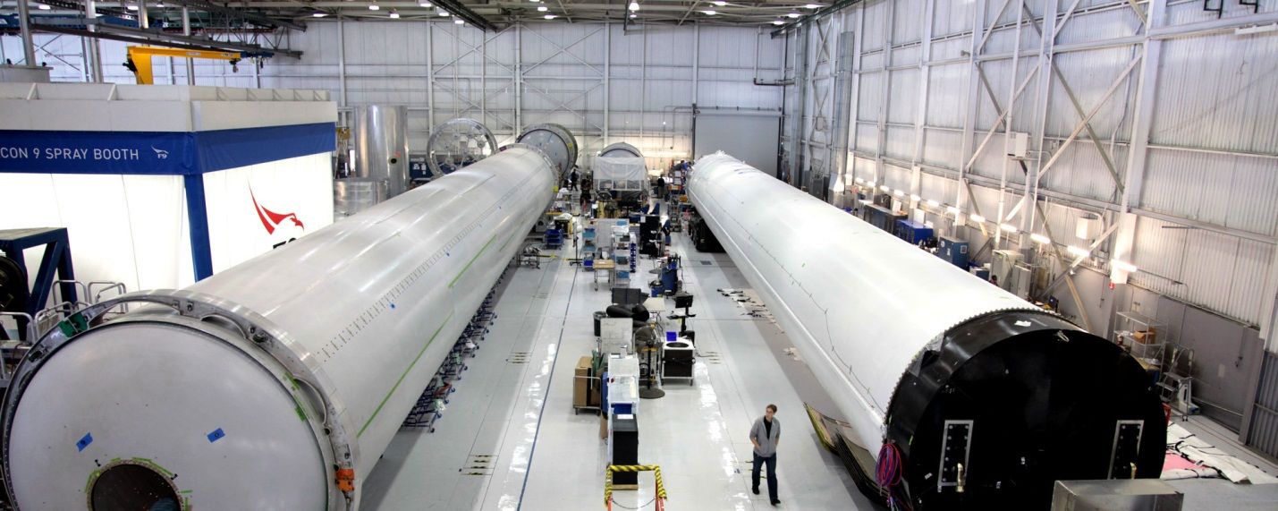 Tabung bahan bakar Roket Falcon 9 (Foto: SpaceX)