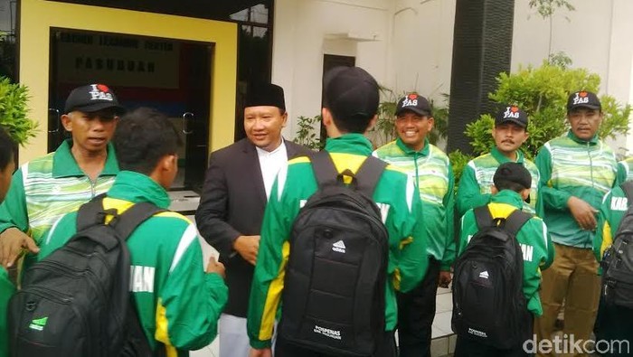 Bupati Pasuruan Semangati 106 Santri yang Ikut Pospenas