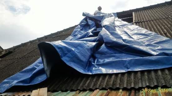 Foto: Kerusakan di Pangkalpinang akibat puting beliung (Khafifah/detikcom)