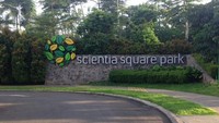 Inilah Scientia Square Park, di Serpong, Tangerang yang menggunakan konsep alam. Berbagai macam fasilitas mulai dari wisata edukasi hingga olahraga outdoor pun ada di sini (Shinta/detikTravel)