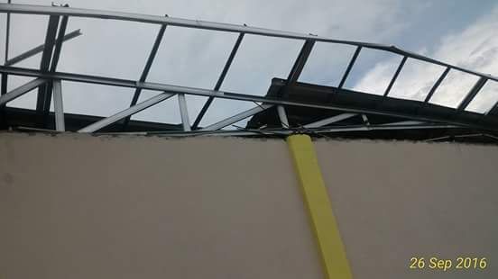 Foto: Kerusakan di Pangkalpinang akibat puting beliung (Khafifah/detikcom)