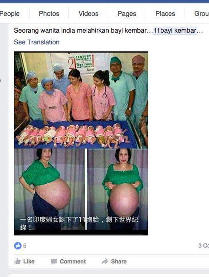 Fakta di Balik Kabar Viral Ibu Pakistan Lahirkan Kembar 11 di Tanggal Cantik