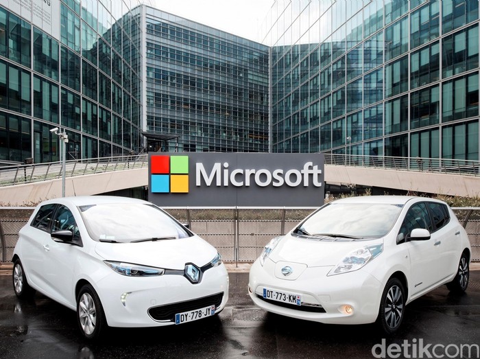 Kembangkan Teknologi Mobil Terhubung, Renault-Nissan Gandeng Microsoft