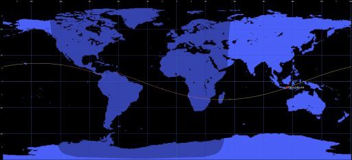 Final orbit Falcon 9 data dari JSpOC (Spaceflight101/Orbitron)