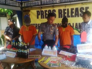 Pembuat Jamu Tanpa Izin Edar Diamankan