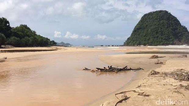 Pantai Pulau Merah di Banyuwangi Kembali Tercemar Lumpur