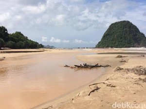 Lagi, Pantai Pulau Merah di Banyuwangi Tercemar Lumpur