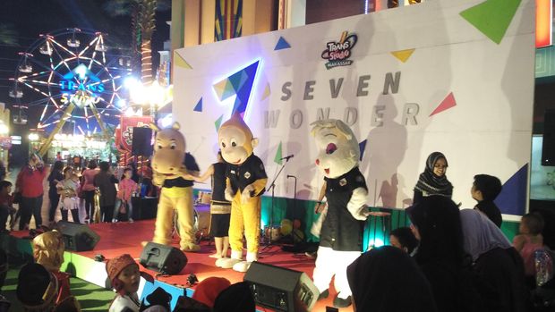 Maskot dari Trans Studio Makassar (Aditya Fajar/detikTravel)