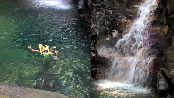Curug Cibulao di Kawasan Gunung Paseban, Bogor