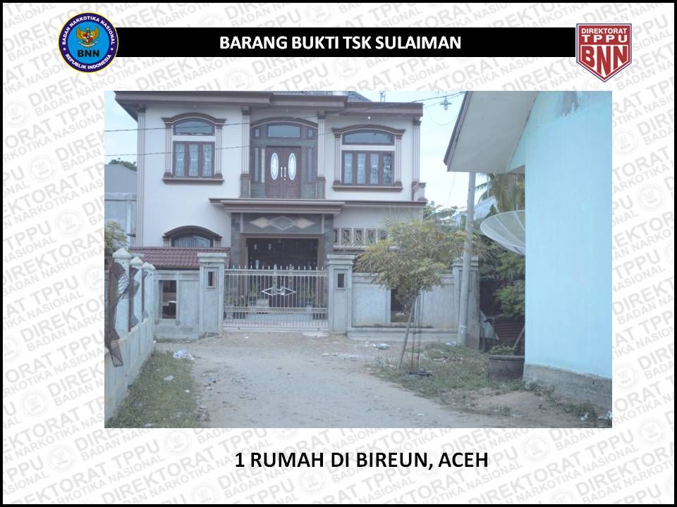 Foto: Aset para tersangka TPPU narkotika (Istimewa)