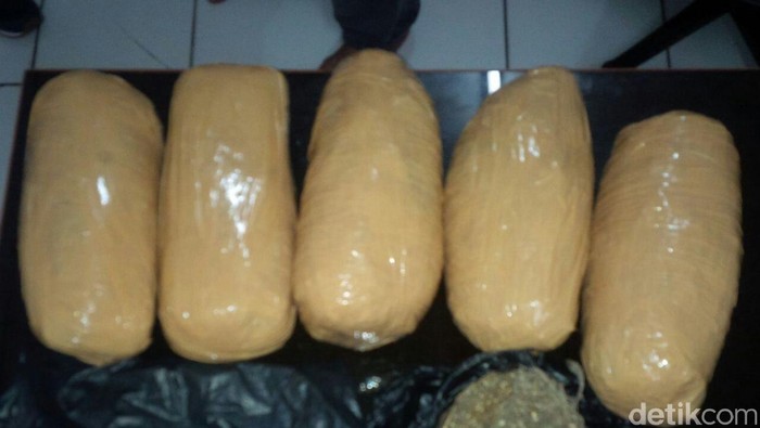 Simpan 5 Kg Ganja Kering di Motor, Bandar Narkoba Dibekuk Polisi