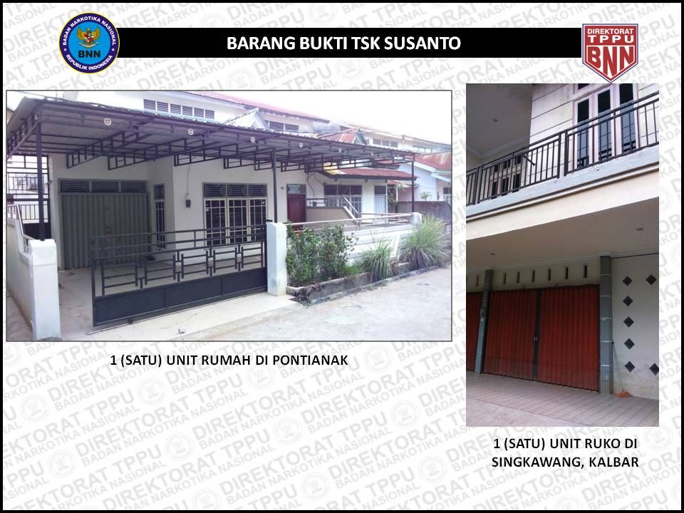 Foto: Aset para tersangka TPPU narkotika (Istimewa)