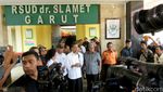 Presiden Jokowi Tinjau Lokasi Banjir Bandang Garut