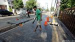 Pedestrian Jalan Melawai Dipercantik dan Lebih Lebar