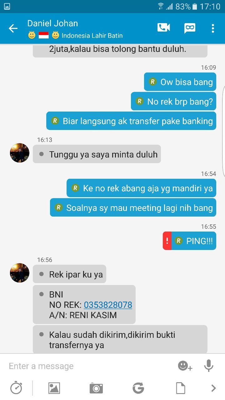 Akun BBM Anggota DPR Ini Di Hack Dipakai Tipu Tipu Pinjam Duit