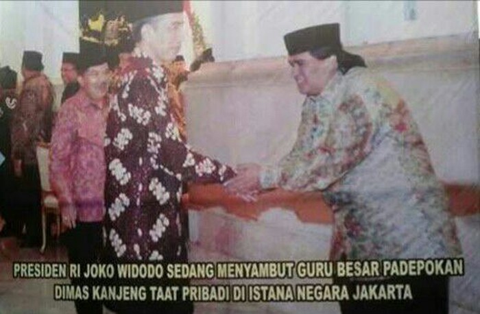 Kata Marwah Daud soal Foto Dimas Kanjeng Bersama Jokowi dan Panglima TNI