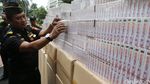 Bea Cukai Gagalkan 11 Juta Batang Rokok SUV Ilegal