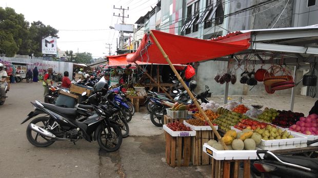  Pasar Pagi di Kota Pangkalpinang, Bangka Belitung (Foto: Nur Khafifah-detikcom)