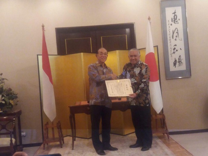 Din Syamsuddin Terima Penghargaan dari Kemlu Jepang