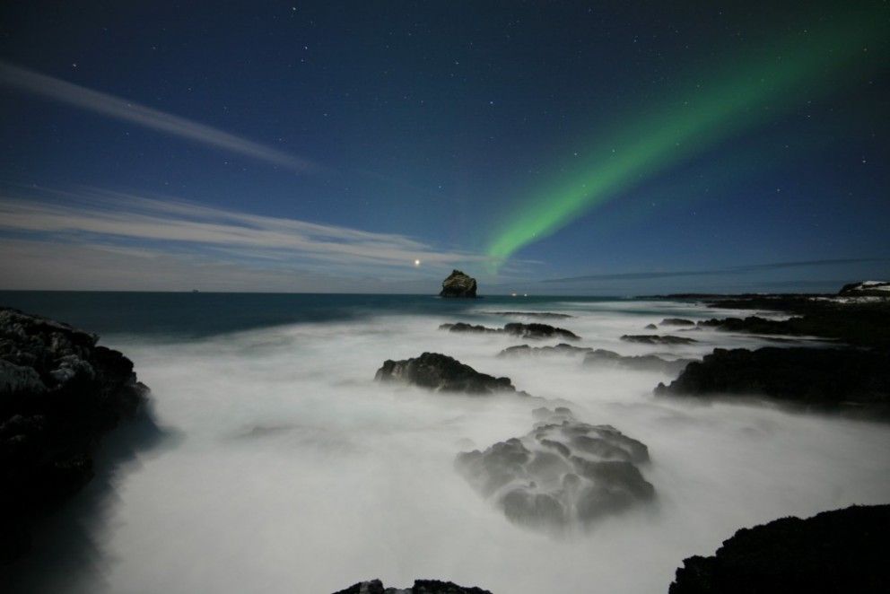 Oh Indahnya Aurora  di Islandia