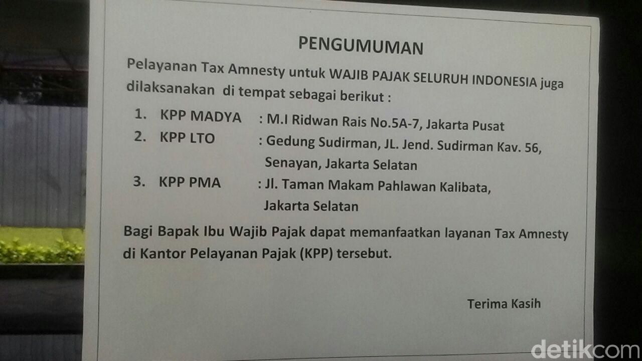 Wajib Pajak Dengan Npwp Daerah Bisa Ikut Tax Amnesty Di Jakarta