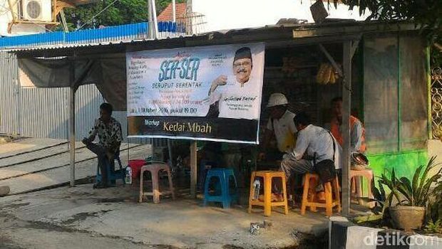 Warkop lokasi ngopi bareng Gus Ipul/Foto: Wahyu