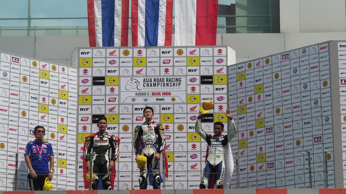 Pebalap Indonesia Naik Podium di Kelas 130cc dan 250cc