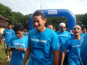 Sandiaga Uno: 10 Ribu Langkah per Hari? Nggak Ngitung, Tapi Pasti Lebih