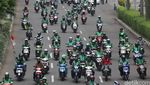 Dari Jalan Asia Afrika, Massa Go-Jek Menuju Kemang