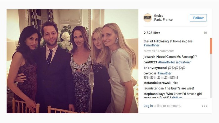 Putri George W Bush Hadiri Penggalangan Dana untuk Hillary Clinton