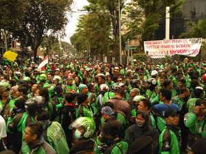 Ribuan Driver Protes Sistem yang Dinilai Merugikan, Ini Respons Go-Jek