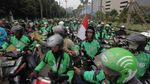 Dari Jalan Asia Afrika, Massa Go-Jek Menuju Kemang