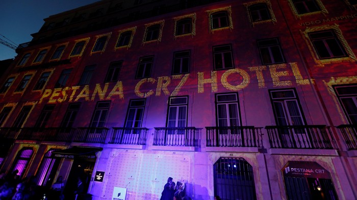 View shows Pestana CR7 Lisboa Hotel, on its official inauguration day, in Lisbon, Portugal, October 2, 2016. REUTERS/Pedro Nunes EDITORIAL USE ONLY. NO RESALES. NO ARCHIVE.