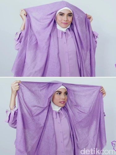 Tutorial Hijab Pashmina Ala Putri Jasmine